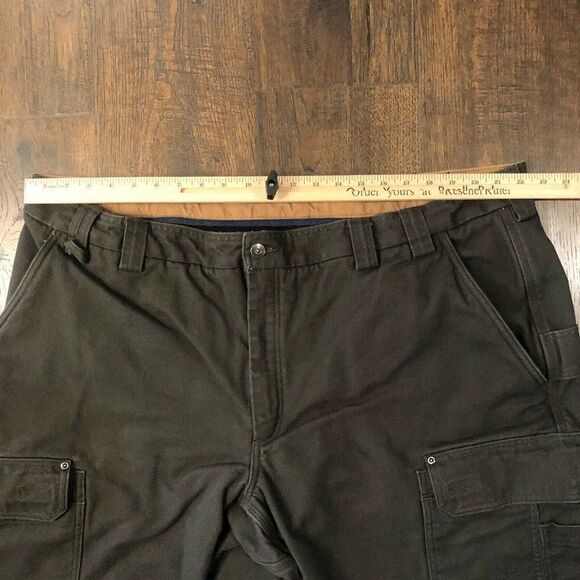 Duluth Trading Co Size 48x30 (45x22.5) Fire Hose Canvas Pants HEAVY Fleece Lined - Picture 2 of 12